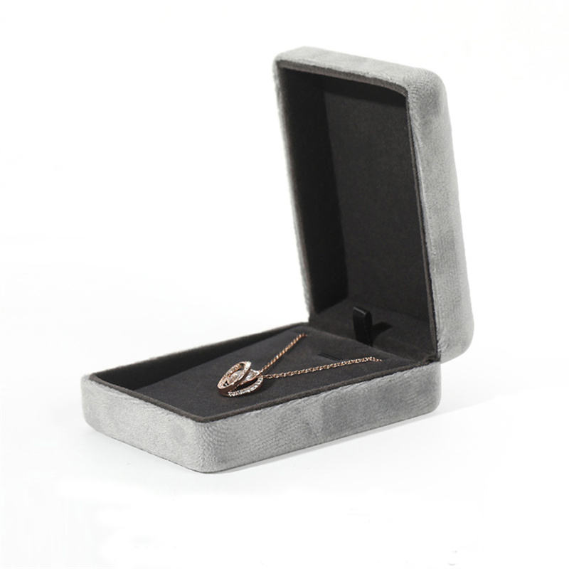 กล่องจี้ขนาดใหญ่สีเทา