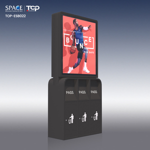 Ngoài Trời Đường Cực Kỹ Thuật Số Biển Quảng Cáo Hiển Thị LED Chiếu Sáng Hộp Thùng Rác Năng Lượng Mặt Trời Bin Quảng Cáo - Product Image 4