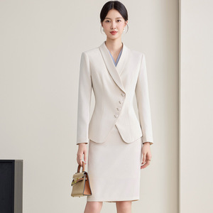 Women's Professional Suit Set Long Sleeve Polyester Workwear For Office Reception Desk Fall 2025 - Product Image 3