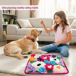 Dog Snuffle <b>Mat</b> Interactive Puzzle Toys for Slow Eating Feeding Foraging Skills Training Washable Pet Olfactory Sniffing Pads - Product Image 5