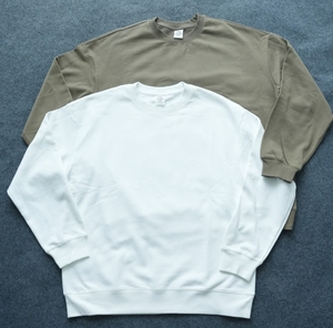 350 G di alta qualità francese spugna felpa girocollo felpa con Logo personalizzato all'ingrosso della squadra da uomo felpe Terry - Product Image 6
