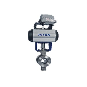 Vanne à boisseau sphérique en V de 1 à 16 pouces, à raccordement à bride, 500 PSI, taille de tuyau max. 400 mm, en acier inoxydable, PN, personnalisée OEM, vente chaude - Product Image 3
