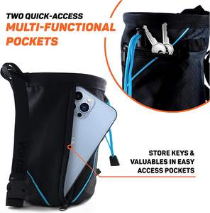 Sac à craie imperméable de haute qualité avec logo personnalisé pour l'escalade avec sangle de taille en vente d'usine OEM - Product Image 6