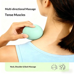 Balle de massage en caoutchouc pour la relaxation musculaire, massage des mains, des épaules, du cou, de la plante des pieds, utilisation pour le fitness et le <span class=keywords><strong>yoga</strong></span> - Product Image 4