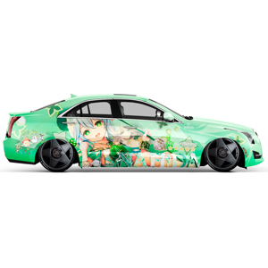 Genshin impact <span class=keywords><strong>Itasha</strong></span> 14อะนิเมะสำหรับเด็กผู้หญิงห่อข้างรถสติกเกอร์ไวนิลลายกราฟิกเต็มรูปแบบ - Product Image 2