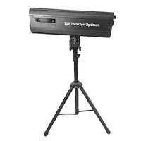 Projecteur de scène RGBW 230W 7R avec contrôle DMX et manuel, faisceau lumineux avec flight case, idéal pour les spectacles artistiques