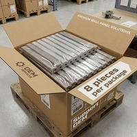 Panneau acoustique en fibre de polyester à double couche à rainures en V, feutre PET de 9 mm, panneaux insonorisants décoratifs pour murs et plafonds