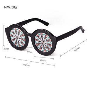 Vente flash promotionnelle Lunettes de <span class=keywords><strong>soleil</strong></span> rondes classiques pour femmes et hommes avec logo personnalisé Protection UV400 à 100% - Product Image 6