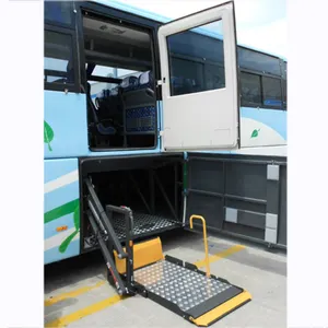 観光バス用油圧回転式車椅子リフト