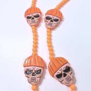 Collane LED a Forma di Zucca per Halloween all'Ingrosso, Luminose con 3 Modalità - Gioielli Creativi per Feste Horror e Decorazioni di Carnevale - Product Image 3