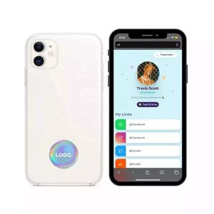 Thiết kế mới đẹp mắt phương tiện truyền thông xã hội NFC Tag NFC điện thoại sticker để chia sẻ thông tin xã hội - Product Image 2