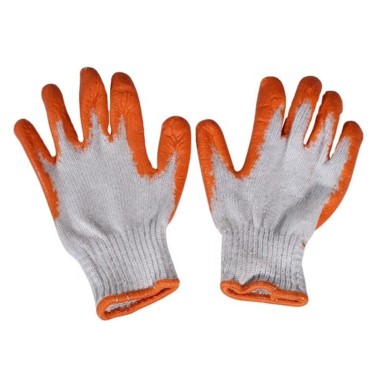 Rubber Coated Working Gloves (IMPA 190102) - Durable Blue/Orange ...