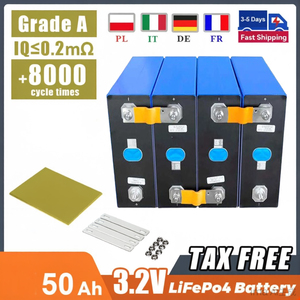 Cellule <span class=keywords><strong>de</strong></span> <span class=keywords><strong>batterie</strong></span> LiFePO4 prismatique <span class=keywords><strong>de</strong></span> qualité A 3,2V 50Ah, 6000 cycles, pour chariot <span class=keywords><strong>de</strong></span> golf électrique 48V, voiture <span class=keywords><strong>de</strong></span> tourisme, véhicule électrique - Product Image 1