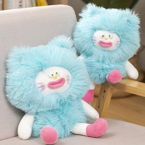 Set Dudu Monstruo Pequeño de Pelo Largo, Peluche Corto, Muñeco Grande Unisex Feo y Adorable, Figura <span class=keywords><strong>Extraña</strong></span>, Almohada para Dormir de Fibra de Poliéster - Product Image 4