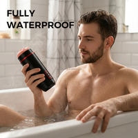 Masturbateurs en silicone avec emballage discret, 6 en 1, vibration multi-fréquence, masturbateur masculin à succion