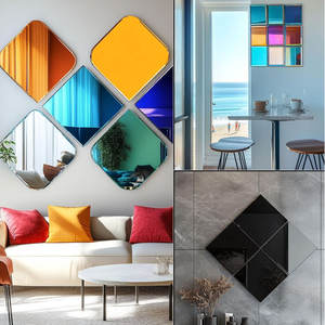 Lazer kesim için özelleştirilmiş ayna akrilik levha 1220x2440mm kırmızı altın gümüş gül altın mavi parlak ayna akrilik levha - Product Image 3