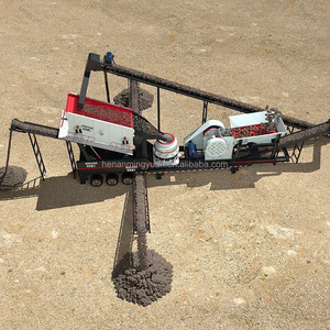 Di động máy nghiền đá và screener nhà máy bốn-in-one Máy Nghiền di động nhà cung cấp cho tổng hợp nghiền và sàng lọc - Product Image 1