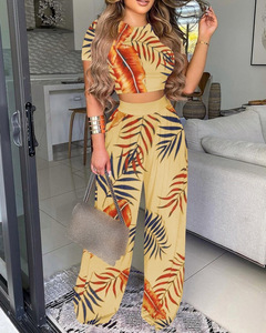 Conjunto de dos piezas de moda de verano para mujer Combinación de chaleco y pantalones elegantes - Product Image 3