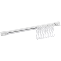 Colgador de herramientas de cocina de distancia ajustable, estante vertical de pared sin taladro, ganchos adhesivos para puerta de armario, gancho de pared para almacenamiento trasero