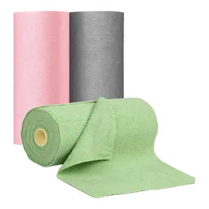 180GSM Microfiber Cloth Roll Reusable Paper Towel Tear Away Microfiber Towel Roll Made by Microfiber Manufacturer