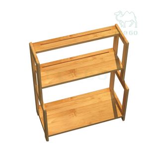 Estante de especias de 3 niveles de alta calidad, soporte de especias de bambú, estante de especias de Bambú - Product Image 1