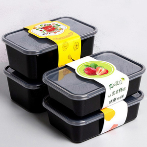 Venta al por mayor de papel impreso personalizado respetuoso con el medio ambiente banda para el vientre caja de papel para alimentos manga para contenedores de comida - Product Image 1