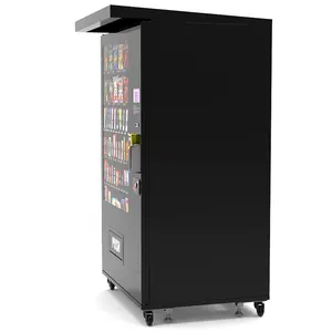 Germany Outdoor Drink Snack Vending Machine Commercial Automatic Outdoor Vending Machine With Euro Coin Operated