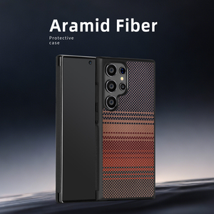 เคสโทรศัพท์หรูหราทำจากคาร์บอนไฟเบอร์แท้รุ่นใหม่สำหรับ Samsung S24 <span class=keywords><strong>S23</strong></span> <span class=keywords><strong>Ultra</strong></span> ผลิตจากอะรามิดเคฟลาร์ ดีไซน์บางเบาพิเศษพร้อมแม่เหล็ก - Product Image 4