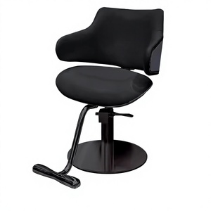 Fauteuil de Barbier Célébratoire, Chaise de Coiffure Tendance avec Accoudoirs Pivotants et Réglables, Idéal pour la Coupe, la Permanente et la Coloration en Salon - Product Image 1
