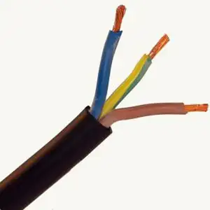 Haute qualité H07RN-F 4x4AWG isolé en caoutchouc de haute qualité câble d'alimentation flexible