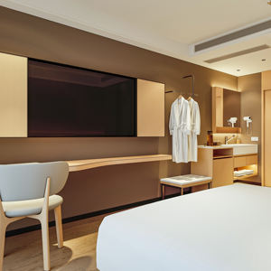 מיטות יחיד יוקרה מודרניות להתאמה אישית מיטות יחיד 5 כוכבים מלון סטים חדרי שינה התקנה קלה עשה חומר עץ באיכות גבוהה - Product Image 5