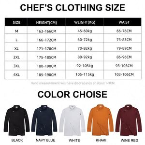 Chaqueta de Chef Alemana, Uniformes Profesionales para Restaurante Industrial, Tela para Ropa de Trabajo, Uniforme Personalizado para Camarero, Chaqueta de Chef - Product Image 3