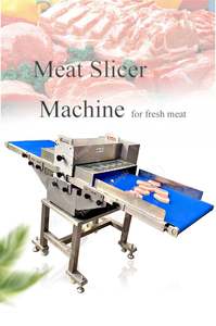 Fresh <b>Meat</b> Horizontal <b>Slicer</b> Fresh Beef Pork <b>Meat</b> Breast Jerky <b>Slicer</b> 40CM Width Belt Flake Pork <b>Meat</b> Cutting Slicing Machine - Product Image 4
