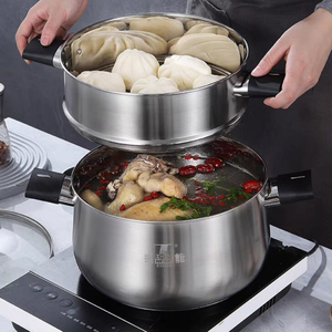 <span class=keywords><strong>Olla</strong></span> Vaporera de Acero Inoxidable 304 de Alto Rendimiento para Cocina Comercial, <span class=keywords><strong>Olla</strong></span> Profunda para Sopa con Opciones de Varios Tamaños - Product Image 6