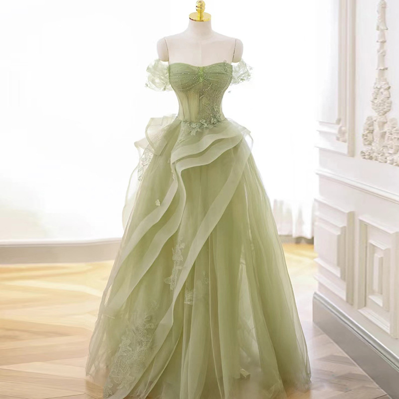 New Wedding Green Tube Top Forest Style Forest Style Host Graduation Host Party Dresses Women Evening Elegance| Alibaba.com New Wedding Green Tube Top Forest Style Forest Style Host Graduation Host Party Dresses Women Evening Elegance| Alibaba.com