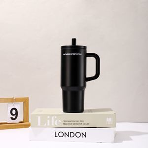 Car Cup <b>Holder</b> <b>Mug</b> 710ml Stainless Steel Vacuum Travel Tumbler with Handle Lid and Straw - Product Image 5