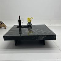 Meubles de salon modernes personnalisés en usine Table d'appoint en pierre frittée Table basse avant