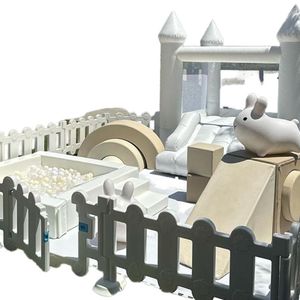 Ensemble de jeu souple d'intérieur commercial pour enfants Maison de rebond populaire et fosse à balles pour l'école et les centres commerciaux - Product Image 2