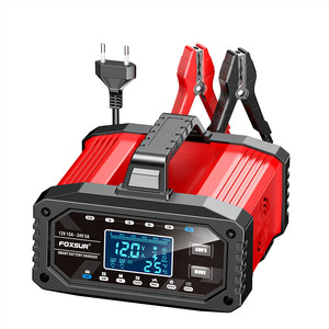 <span class=keywords><strong>Cargador</strong></span> Portátil LCD con Ajuste de Corriente de 15A, 1 Puerto USB, Pinza de Cocodrilo para Baterías de Plomo-Ácido y Litio-Hierro de 12V/24V para Automóviles - Product Image 1