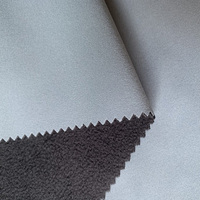 Muestra Gratuita de Fábrica, Tela de Forro Polar 100% Poliéster con Unión Interlock, 250 g/m², para Chaquetas de Invierno y Ropa de Exterior