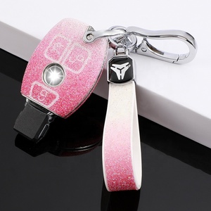 Custodia per portachiavi per auto per Mercedes A <span class=keywords><strong>C</strong></span> E S R Class GLA SLK accessori per chiavi per auto Diamond Car Key Fob Case - Product Image 3