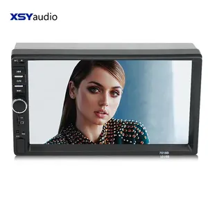 Top Selling Multimedia 7 Inch HD Touch Screen Manual Car Radio Mp5 Player With Camera Reverse Image Carplay TF AUX SD BT