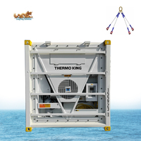 Conteneur frigorifique et congélateur maritime de 10 pieds (10') conforme à la norme DNV 2.7-1, à Dalian et Qingdao