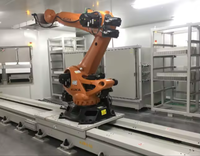 Kit de robot de fraisage de bois CNC 3D à 6 axes pour les industries de vente au détail utilisées dans la création de statues avec composants de moteur et d'engrenage PLC Core