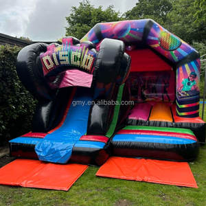 Château gonflable GMY pour soirée cinéma, aire <span class=keywords><strong>de</strong></span> jeux gonflable avec toboggan pour location <span class=keywords><strong>de</strong></span> fête pour enfants - Product Image 3