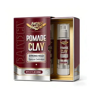 BARBERBATTLE - Arcilla para Peinar el Cabello para Hombre, Texturizante, Sin Residuos Grasosos, Engrosadora, Mate - Product Image 2