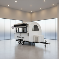 SANSHELL FA300 Camion de cuisine mobile, camion de vente de nourriture, camion de restauration rapide, chariot à hot-dogs et hamburgers, camion de snacks, camion de nourriture de rue