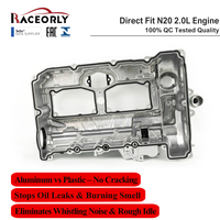 RACEORLY 11127588412 11127625477 Tutup Katup Aluminium untuk BMW N20 B20 2.0T 125i 220i 320i 328i 520i 528i X3 X4