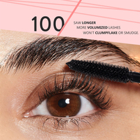 Mascara Volume Cils avec Vitamine E, Longue Tenue, Anti-Bavures, Marque OEM, Logo Personnalisé pour Vente en Gros