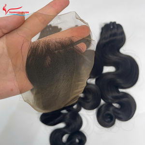 วิกผมต่อลูกไม้ผม100% ลอนขนาด6x6 HD ผมต่อจากผมจริงสไตล์หรู - Product Image 2